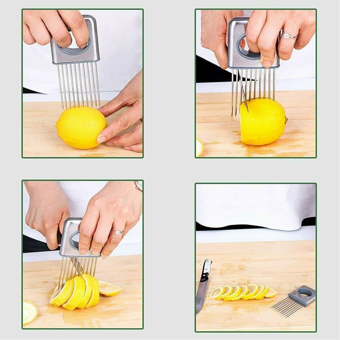 Onion Holder Slicer Vegetable