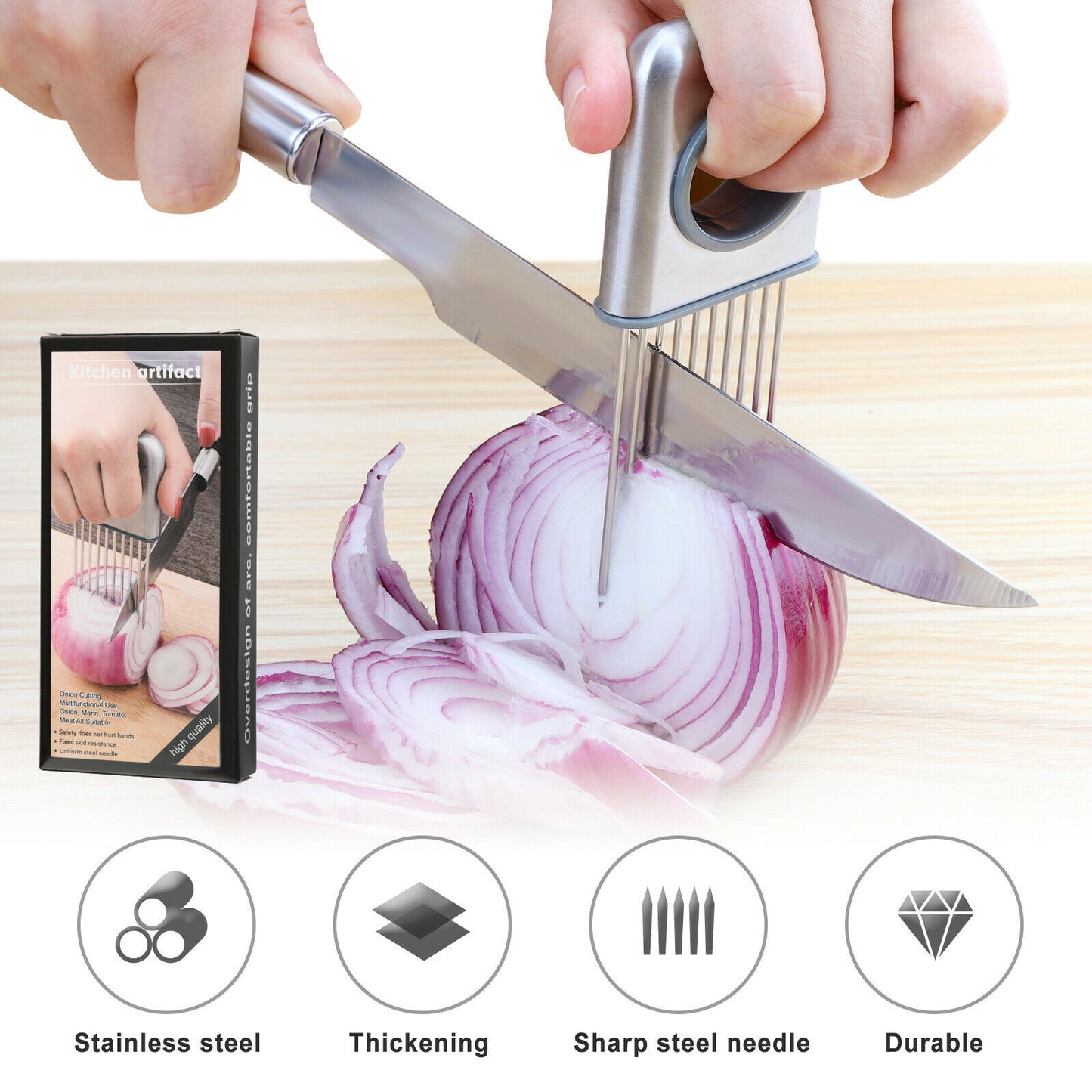 Onion Holder Slicer Vegetable