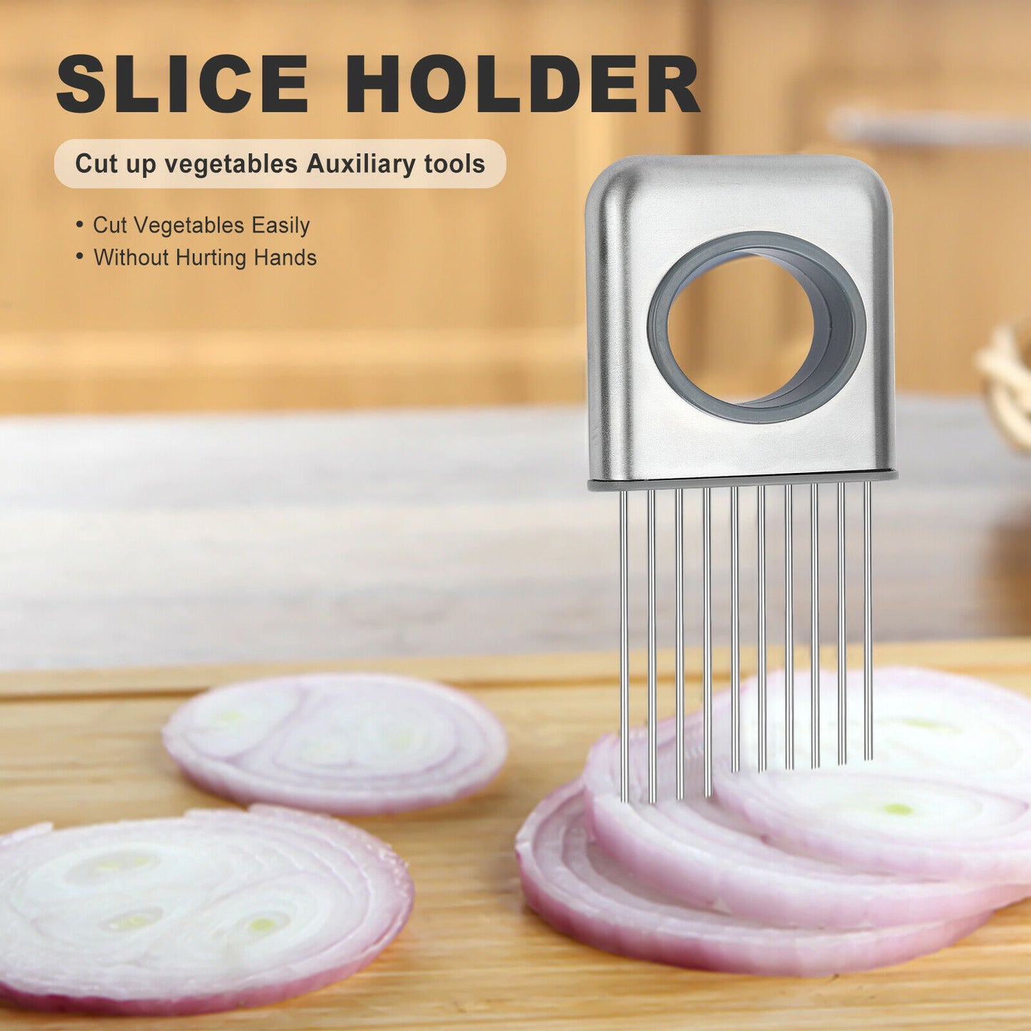 Onion Holder Slicer Vegetable