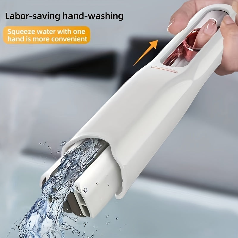 New Portable Self-NSqueeze Mini Mop, Lazy Hand Wash-Free Strong Absorbent Mop Multifunction Portable Squeeze Cleaning Mop Desk Window Glass Cleaner Kitchen Car Sponge Cleaning Mop Home Cleaning Tools - The Upgraded Inc