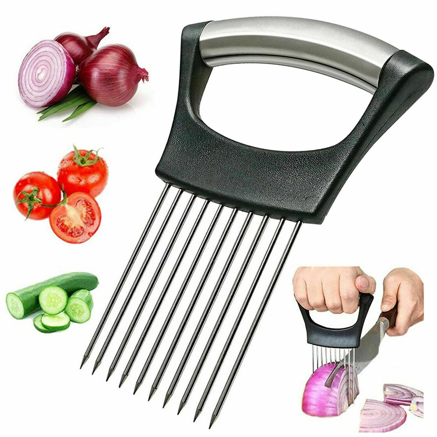 Onion Holder Slicer Vegetable